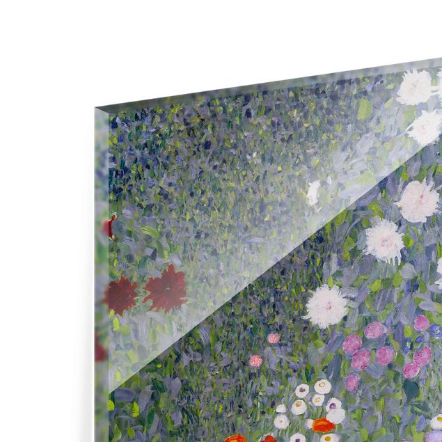 Quadri viola Gustav Klimt - Giardino di casa