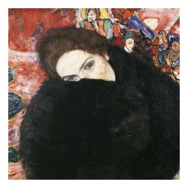 Quadri moderni   Gustav Klimt - Signora con la muffola