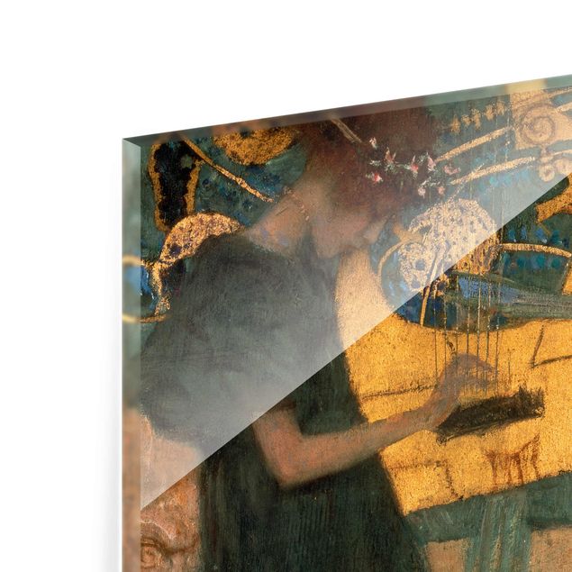 Quadro verde Gustav Klimt - Musica
