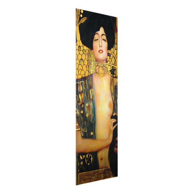 Quadri in vetro di nudo Gustav Klimt - Giuditta I