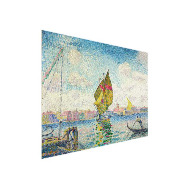 Stile artistico Henri Edmond Cross - Barche a vela alla Giudecca o a Venezia, marina
