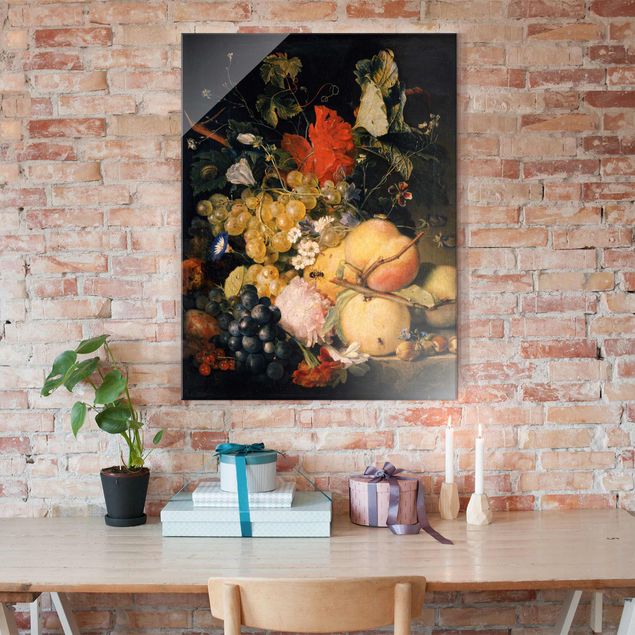 Correnti artistiche Jan van Huysum - Frutta, fiori e insetti
