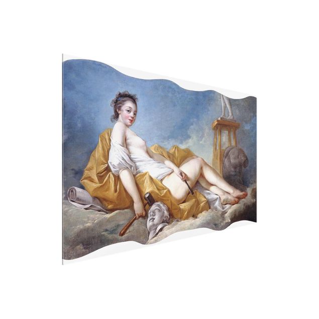 Quadri moderni   Jean Honoré Fragonard - Personificazione della pittura