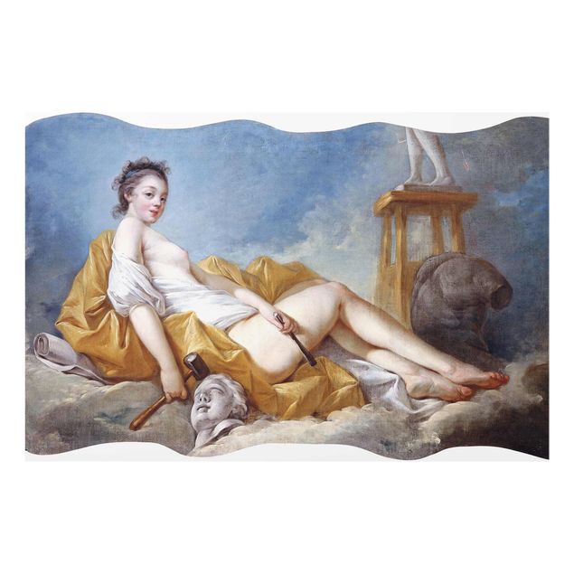 Riproduzione quadri famosi Jean Honoré Fragonard - Personificazione della letteratura
