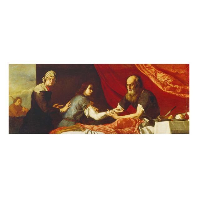 Quadri moderni   Jusepe De Ribera - Isacco che benedice Giacobbe