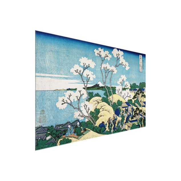 Quadri in vetro riproduzioni Katsushika Hokusai - Il Fuji di Gotenyama