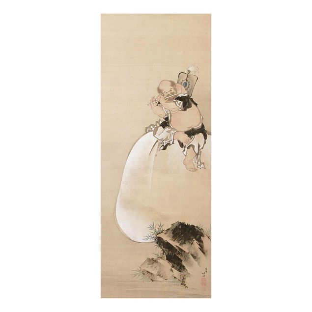 Riproduzione quadri famosi Katsushika Hokusai - Hotei