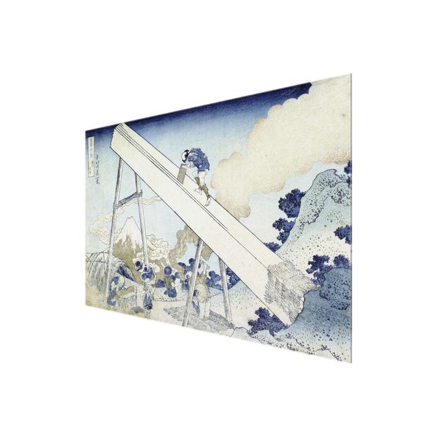 Quadri in vetro riproduzioni Katsushika Hokusai - Sulle montagne di Totomi