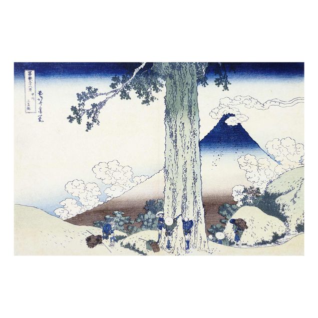 Quadri montagne Katsushika Hokusai - Passo Mishima nella provincia di Kai