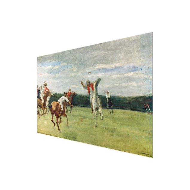 Riproduzione quadri famosi Max Liebermann - Giocatore di polo nel parco di Jenisch
