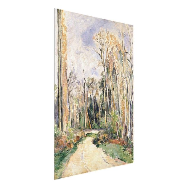 Quadro paesaggio Paul Cézanne - Sentiero all'ingresso della foresta