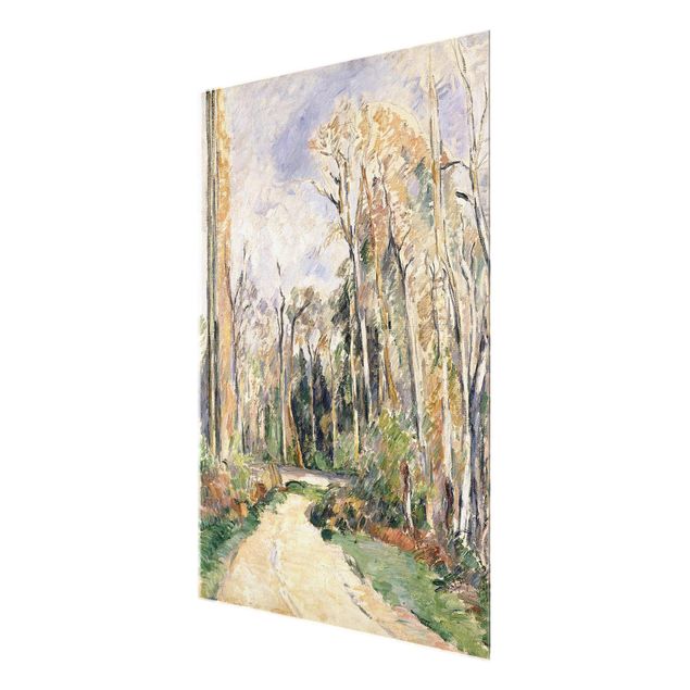 Quadro alberi Paul Cézanne - Sentiero all'ingresso della foresta