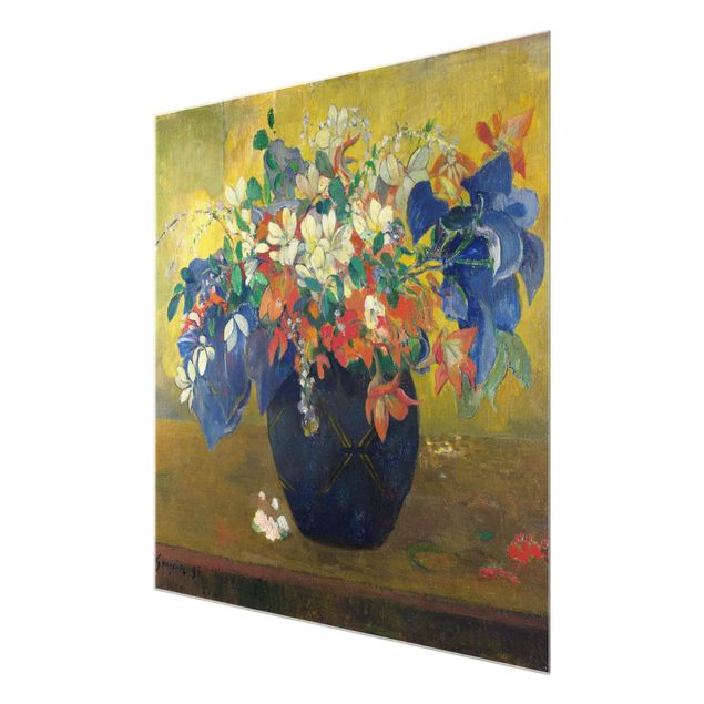 Quadri floreali moderni Paul Gauguin - Fiori in un vaso