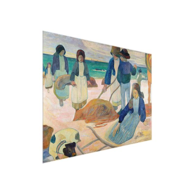 Quadri in vetro con costa Paul Gauguin - I raccoglitori di kelp (Ii)