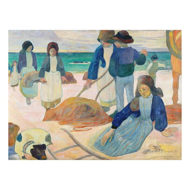 Quadri in vetro riproduzioni Paul Gauguin - I raccoglitori di kelp (Ii)