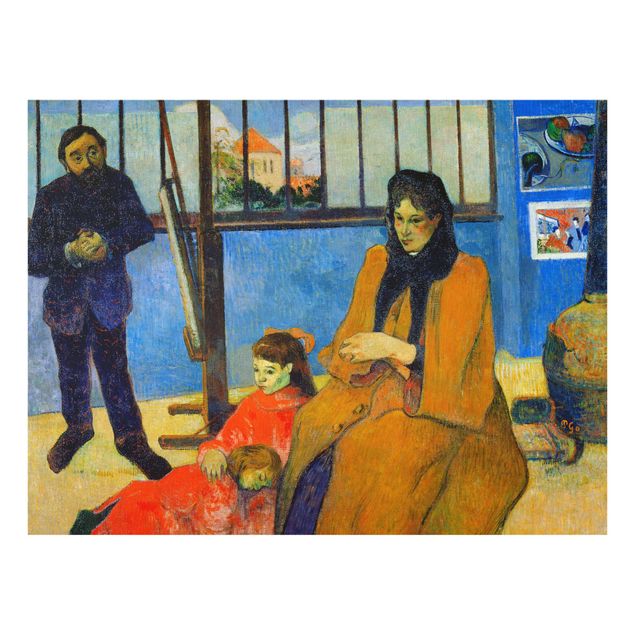 Quadri in vetro riproduzioni Paul Gauguin - La famiglia Schuffenecker