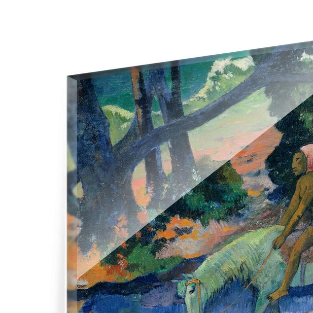 Quadri blu Paul Gauguin - La fuga, il guado
