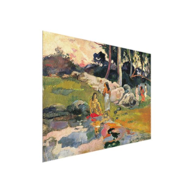 Quadri Impressionismo Paul Gauguin - Donne in riva al fiume