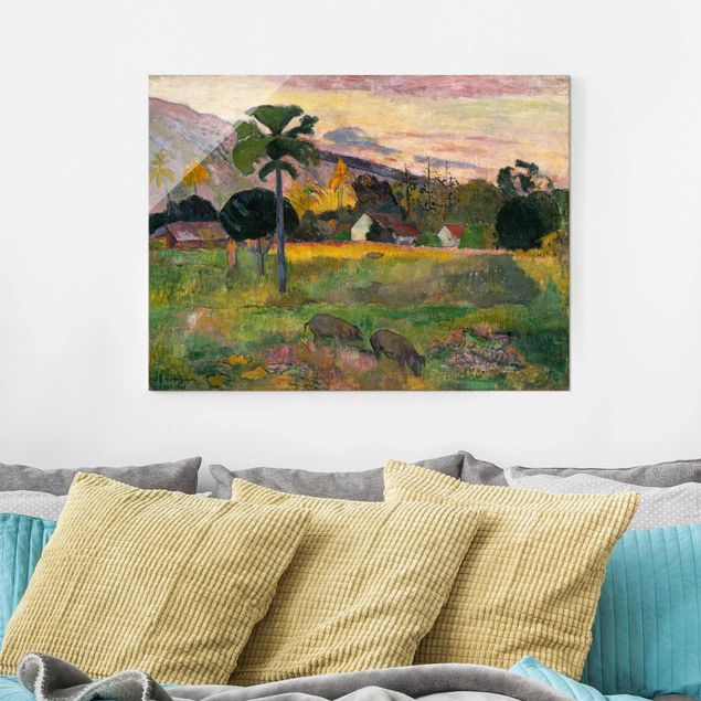 Quadro paesaggio Paul Gauguin - Haere Mai (Vieni qui)