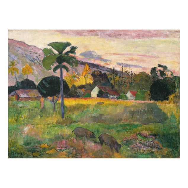 Quadri in vetro riproduzioni Paul Gauguin - Haere Mai (Vieni qui)