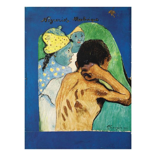 Quadri in vetro riproduzioni Paul Gauguin - Nègreries Martinique