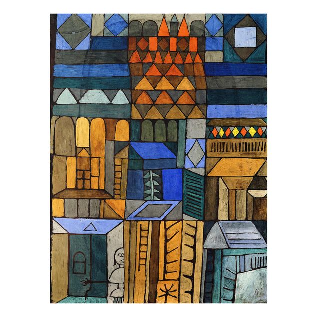 Quadro città Paul Klee - Inizio di freschezza