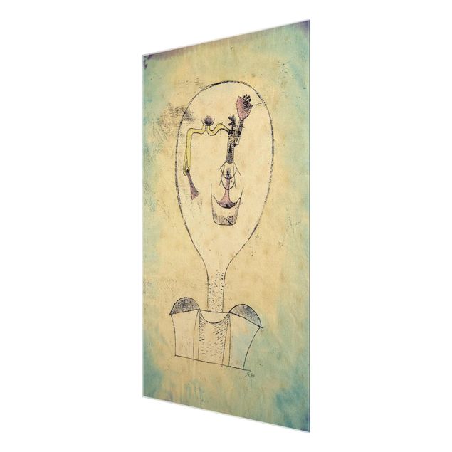 Quadro turchese Paul Klee - Il germoglio del sorriso