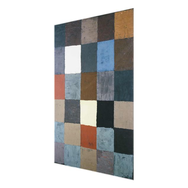 Quadri paul klee Paul Klee - Carta dei colori (su grigio)