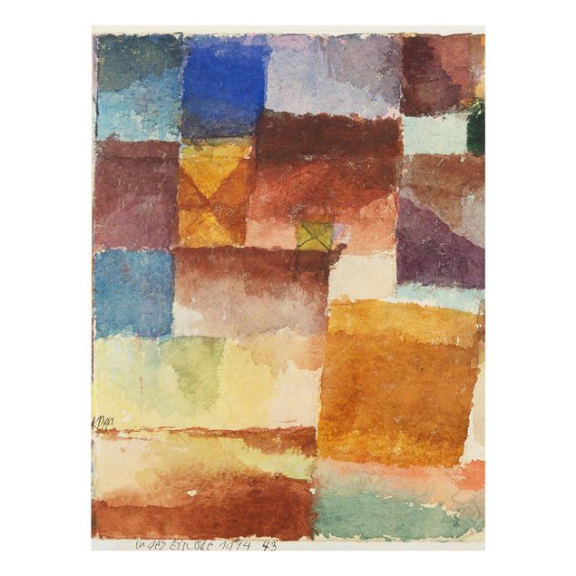 Quadro moderno Paul Klee - Nella terra desolata