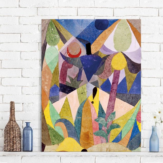 Riproduzioni quadri famosi Paul Klee - Paesaggio mite tropicale