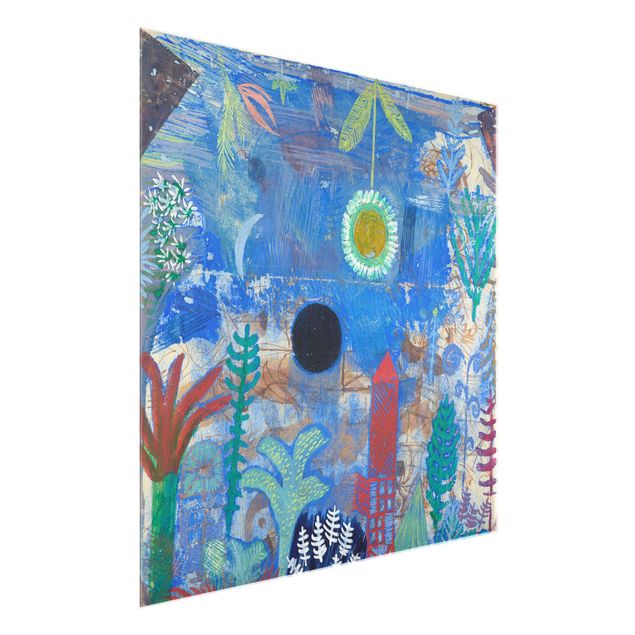 Quadri in vetro astratti Paul Klee - Paesaggio sommerso