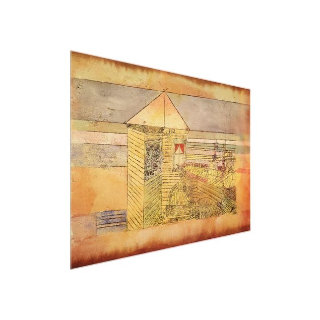 Quadri in vetro astratti Paul Klee - Atterraggio meraviglioso, o '112!