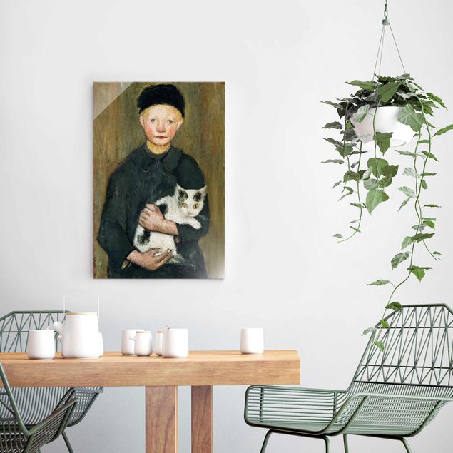 Stile artistico Paula Modersohn-Becker - Ragazzo con gatto