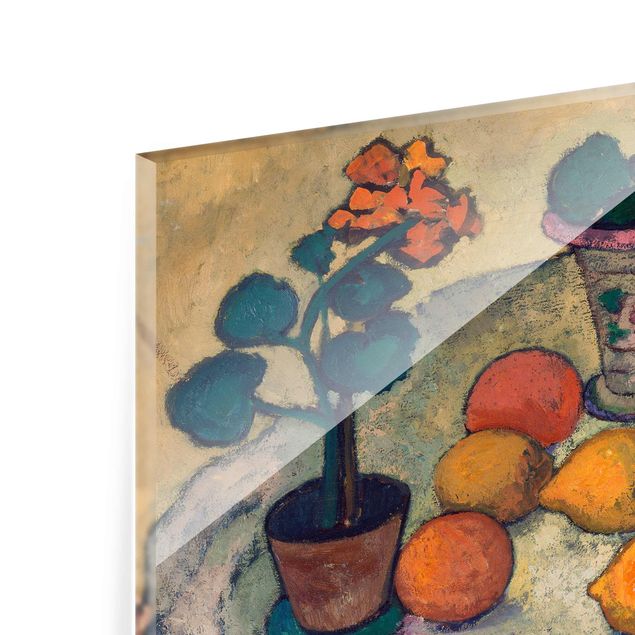 Riproduzioni quadri famosi Paula Modersohn-Becker - Natura morta con arance e cane in gres