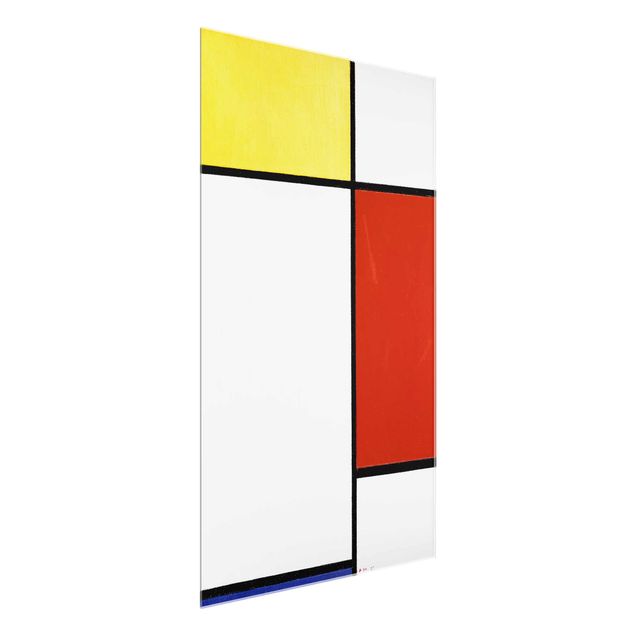 Quadri in vetro riproduzioni Piet Mondrian - Composizione I