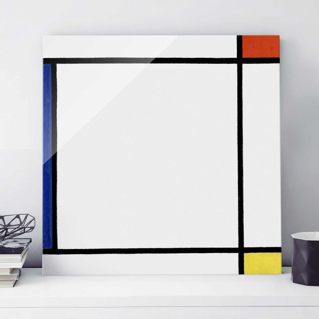 Riproduzioni Piet Mondrian - Composizione III con rosso, giallo e blu