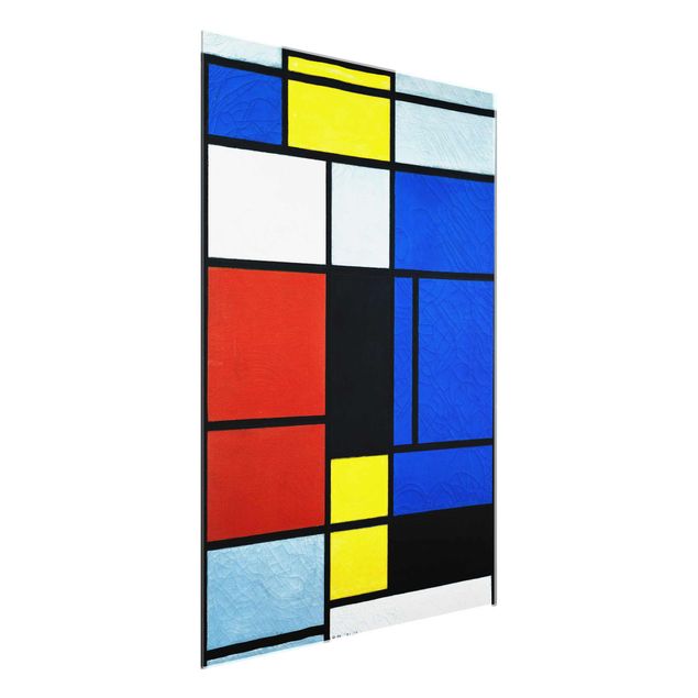 Quadri in vetro riproduzioni Piet Mondrian - Tableau n. 1