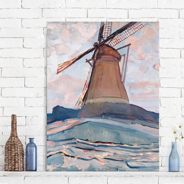 Stampe quadri famosi Piet Mondrian - Mulino a vento