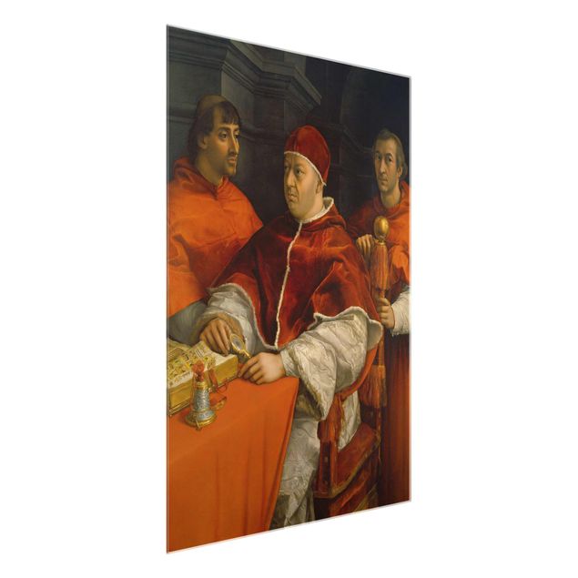 Quadri in vetro riproduzioni Raffael - Ritratto di Papa Leone X