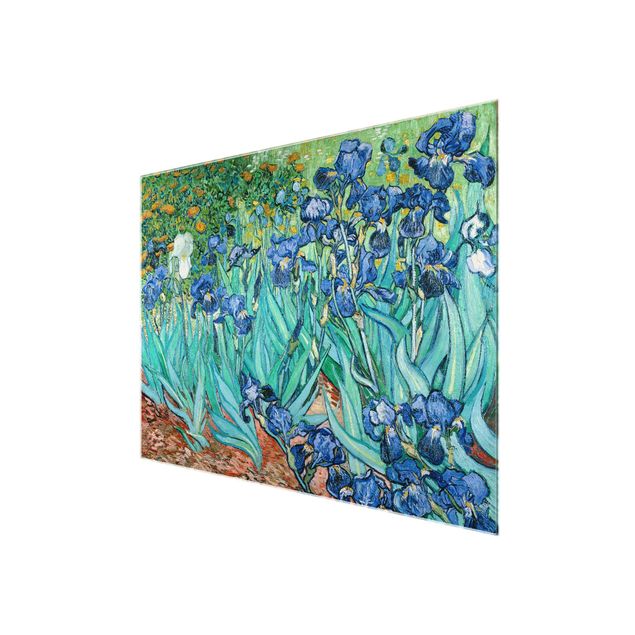 Quadri in vetro con fiori Vincent Van Gogh - Iris