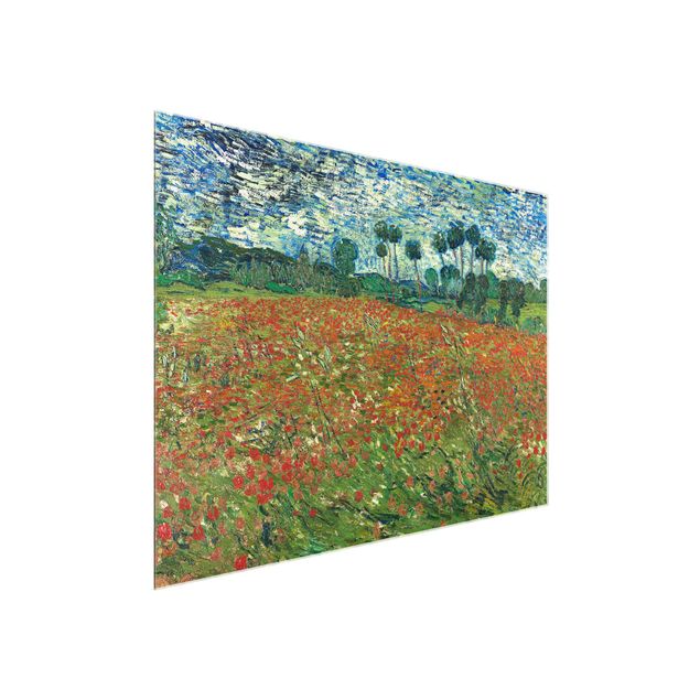 Quadro paesaggio Vincent Van Gogh - Campo di papaveri