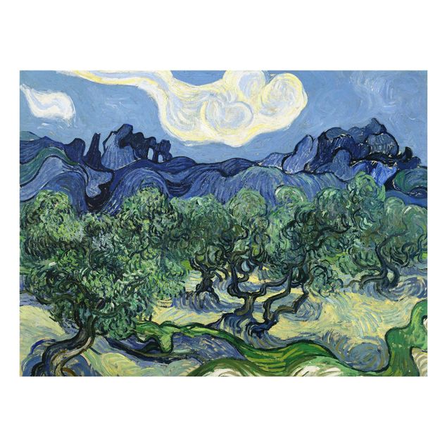 Quadro paesaggio Vincent Van Gogh - Alberi di ulivo