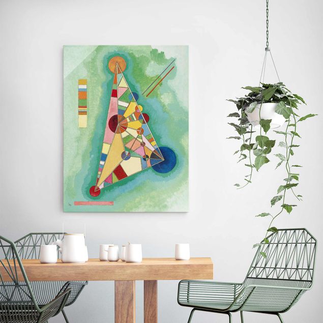 Quadro espressionismo Wassily Kandinsky - Variegatura nel triangolo