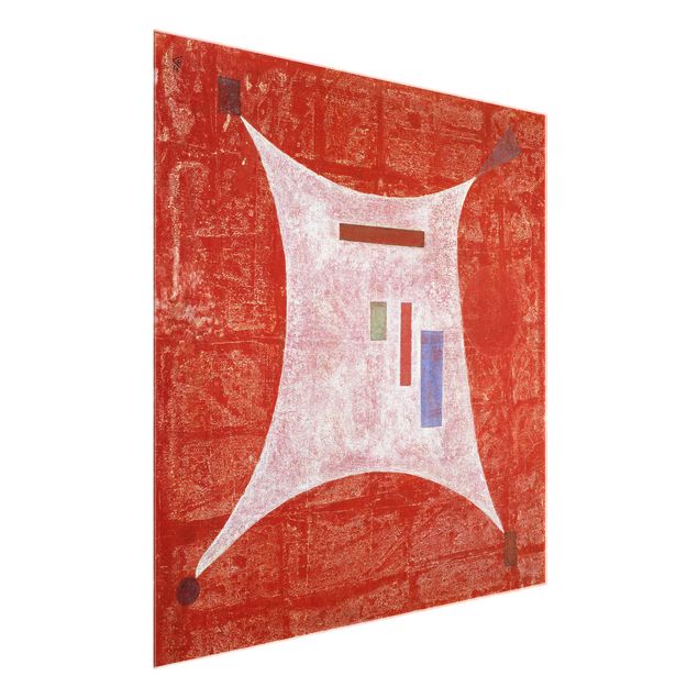 Quadri in vetro riproduzioni Wassily Kandinsky - Verso i quattro angoli