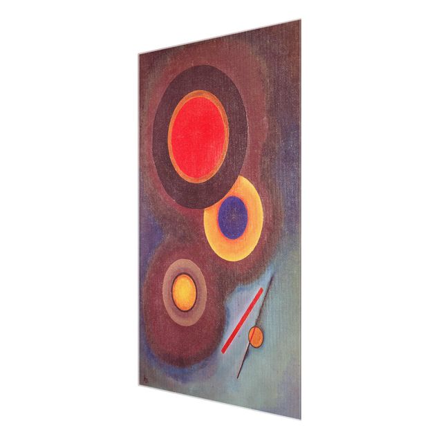 Quadro moderno Wassily Kandinsky - Cerchi e linee