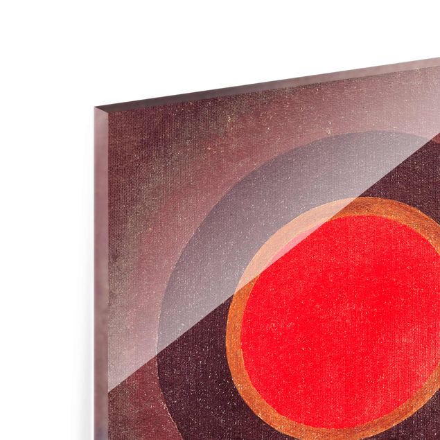 Quadri rossi Wassily Kandinsky - Cerchi e linee