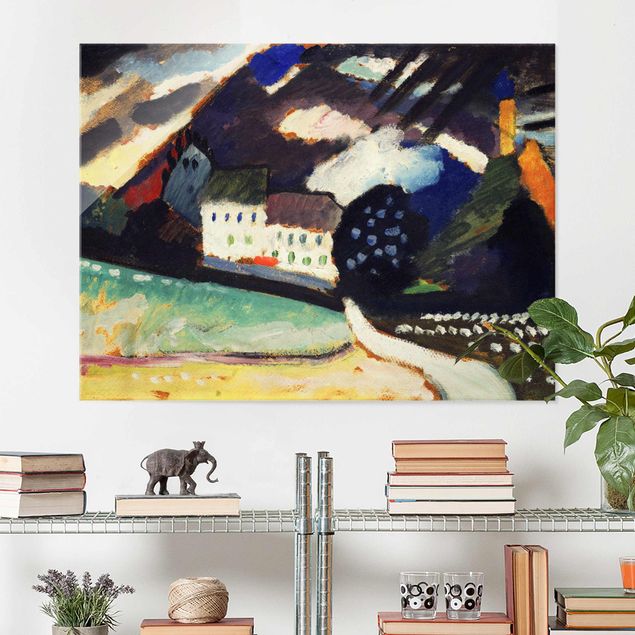 Riproduzioni quadri famosi Wassily Kandinsky - Murnau, castello e chiesa II