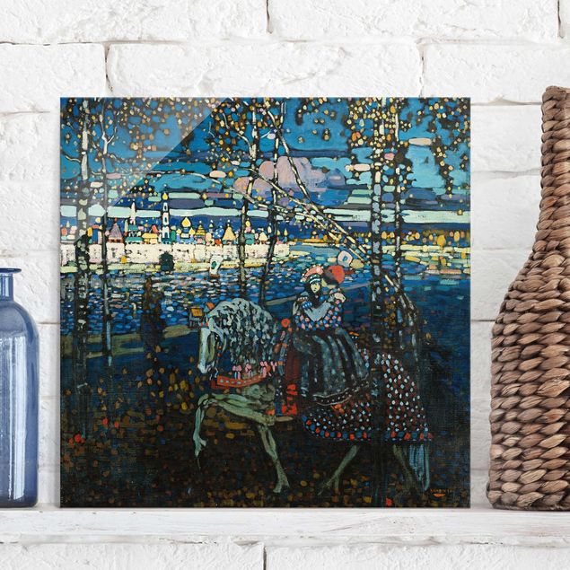 Stampe quadri famosi Wassily Kandinsky - Paar a cavallo