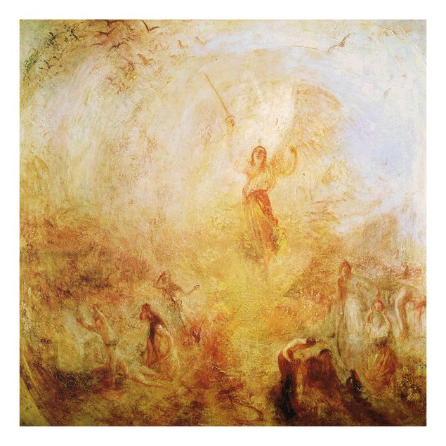 Quadri in vetro astratti William Turner - L'angelo in piedi al sole