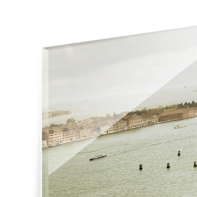 Quadro in vetro - Venetian Lagoon - Panoramico